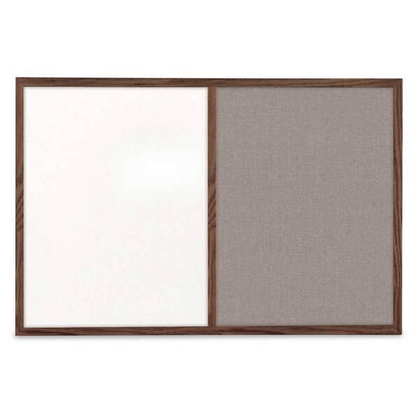 Slim Style Indoor Enclosed Corkboard, 30", UV503SCH-BRONZE-RUBBER